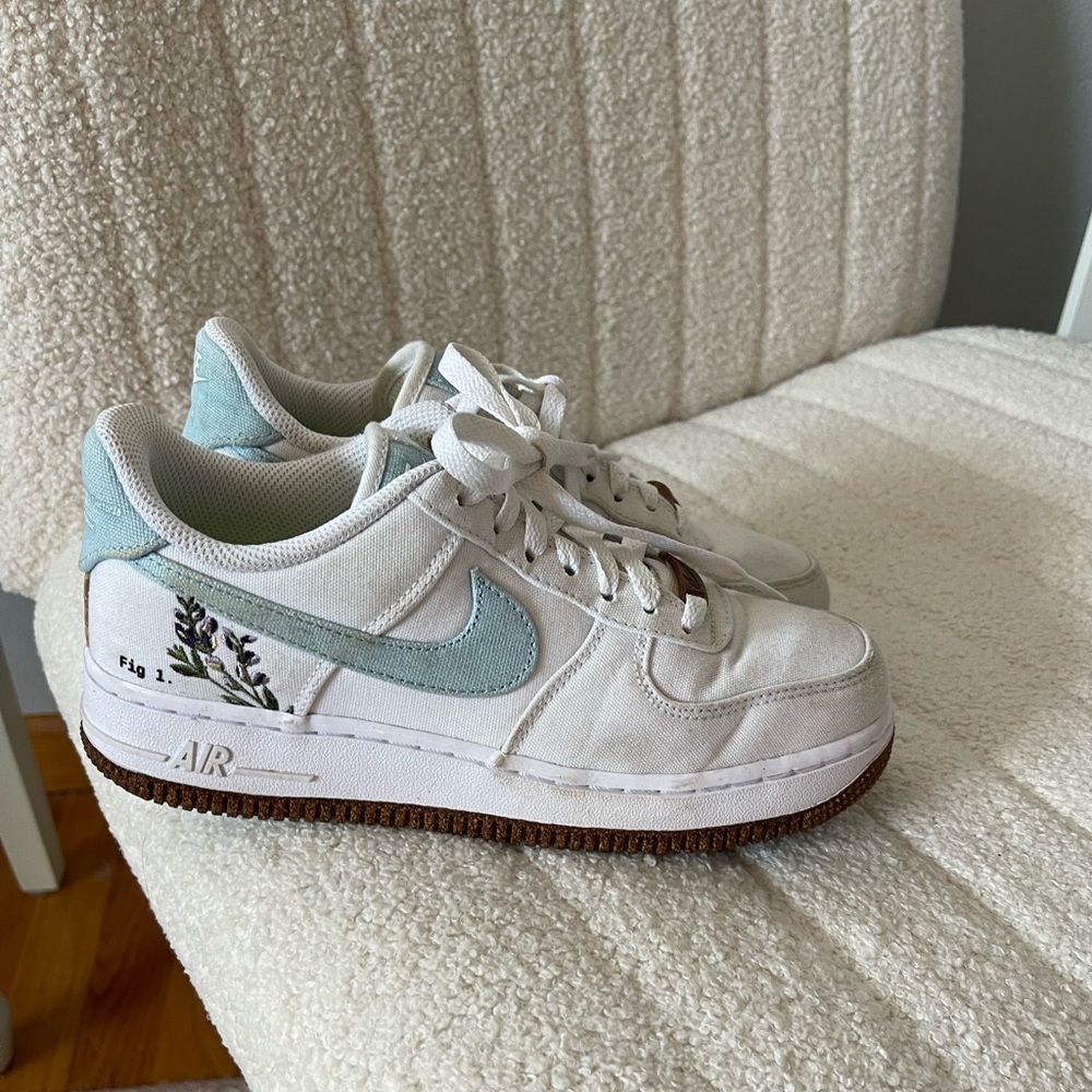 NIKE Air Force 1- Fig 1 Indigo shoes